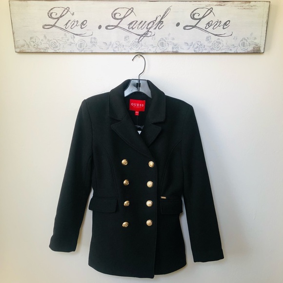 GUESS Fitted Coat. - Picture 1 of 7